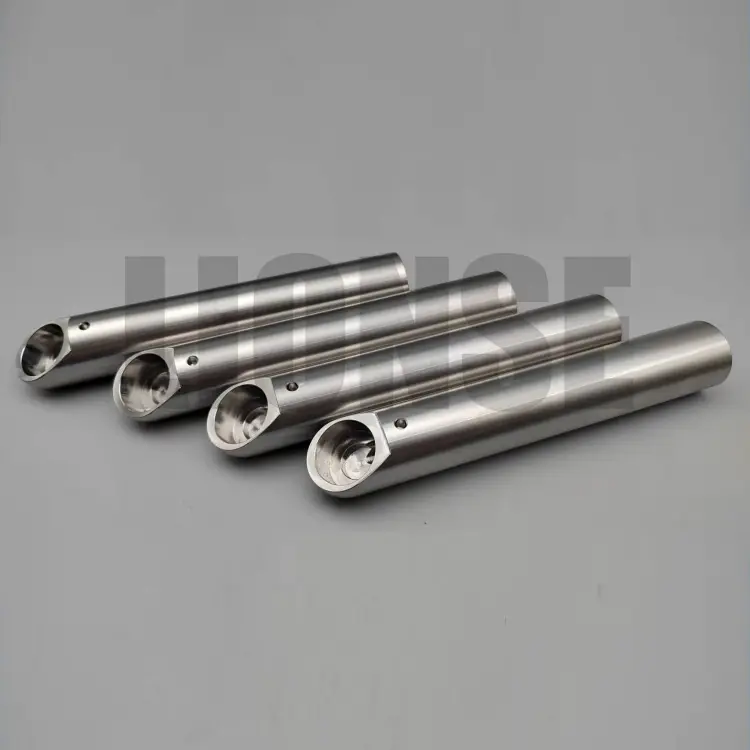 CNC дәлдігі Тот баспайтын болаттан 304 дөңгелек құбыр бөлшектері